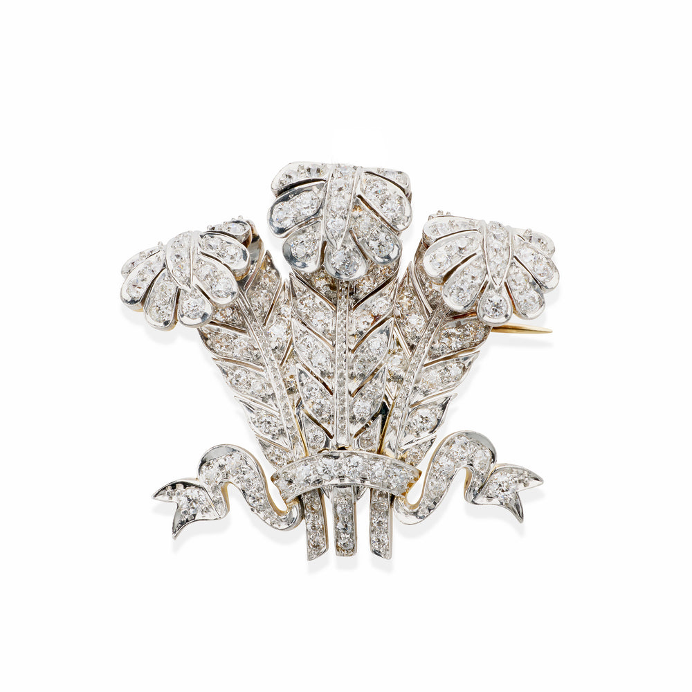 Macklowe Gallery Tiffany & Co. Edwardian Prince of Wales Brooch
