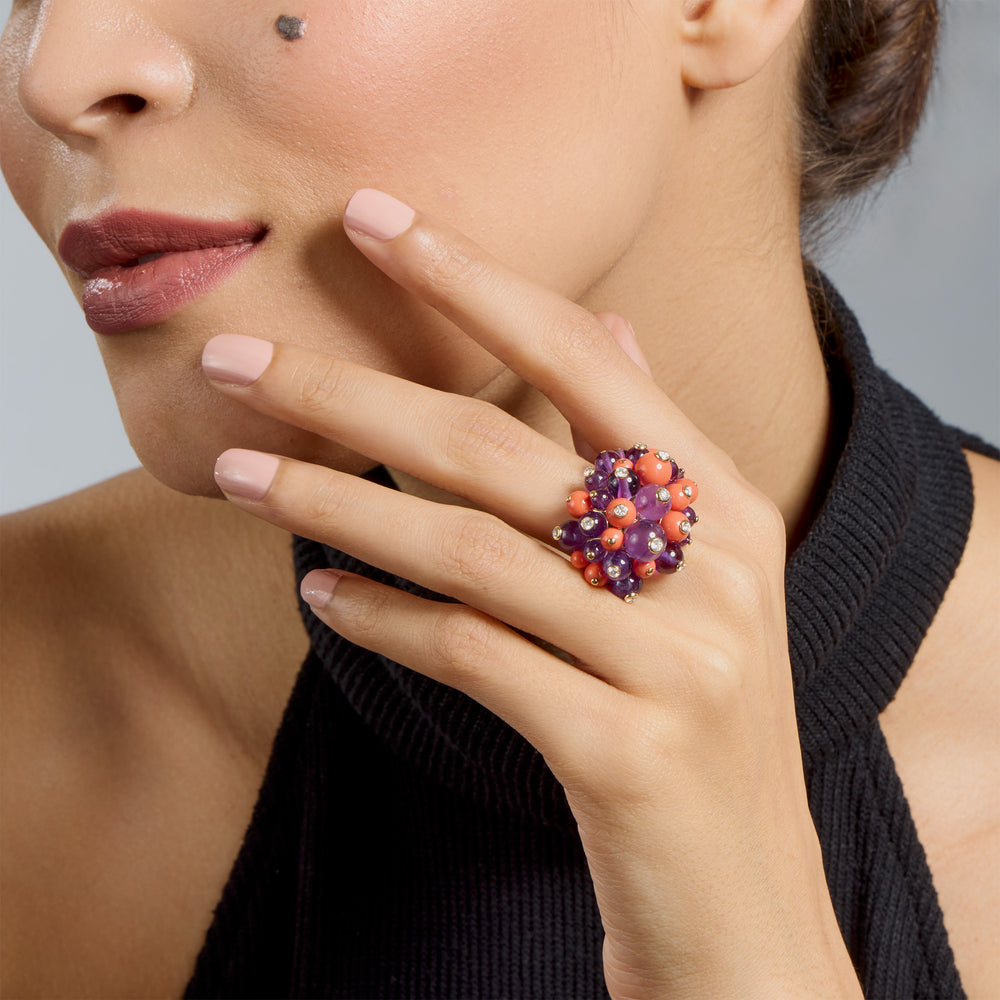 Macklowe Gallery Cartier Paris "Les Délices de Goa" Boule Ring