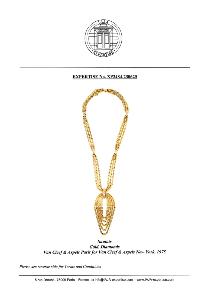 
                      
                        Macklowe Gallery Van Cleef & Arpels Gold Pendant Necklace
                      
                    