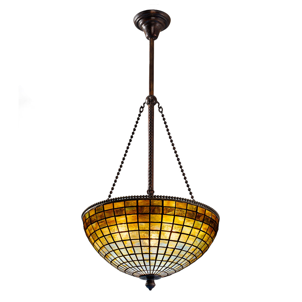 Macklowe Gallery Tiffany Studios New York "Geometric" Plafonnier