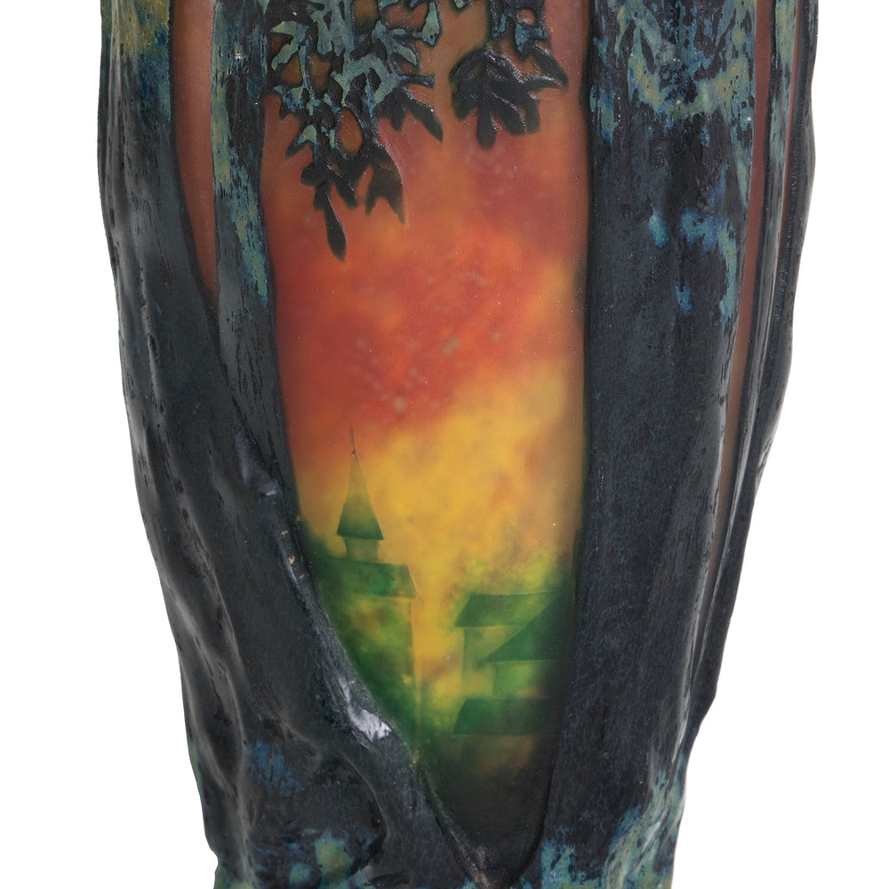 
                      
                        Macklowe Gallery Daum Nancy "Paysage d’été" Cameo Glass Vase
                      
                    