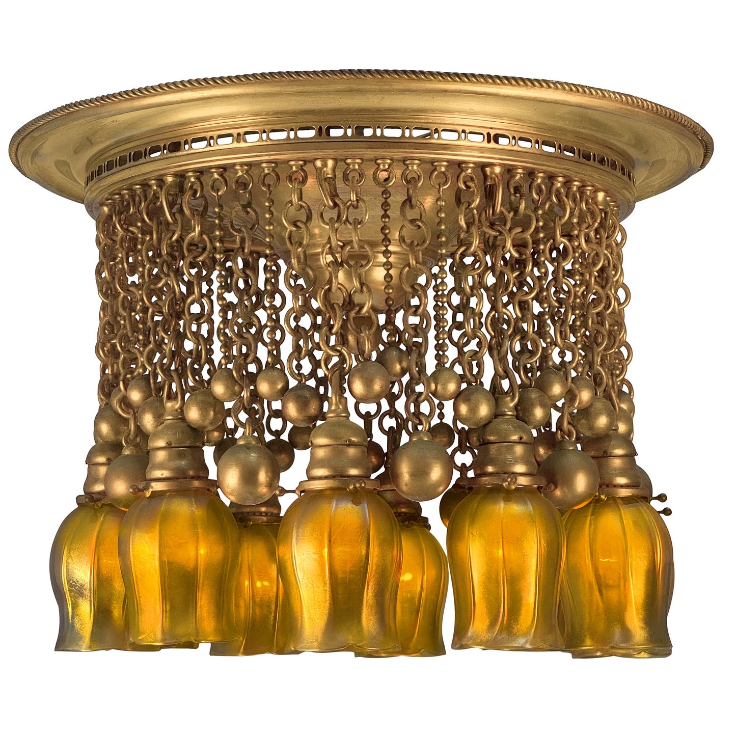 Macklowe Gallery Tiffany Studios New York "Moorish" Chandelier