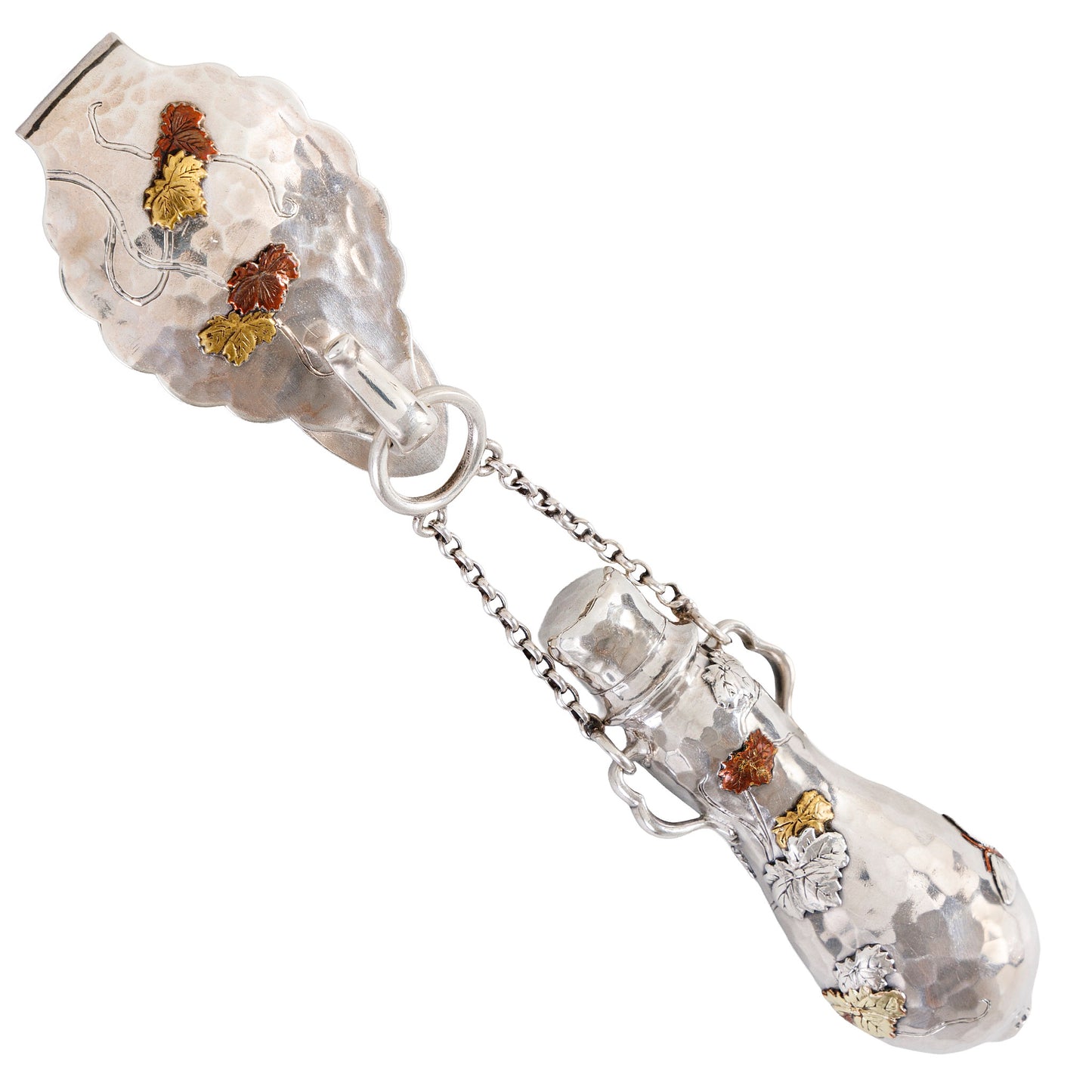 Macklowe Gallery Tiffany & Co. Silver "Vines and Butterflies" Scent Chatelaine