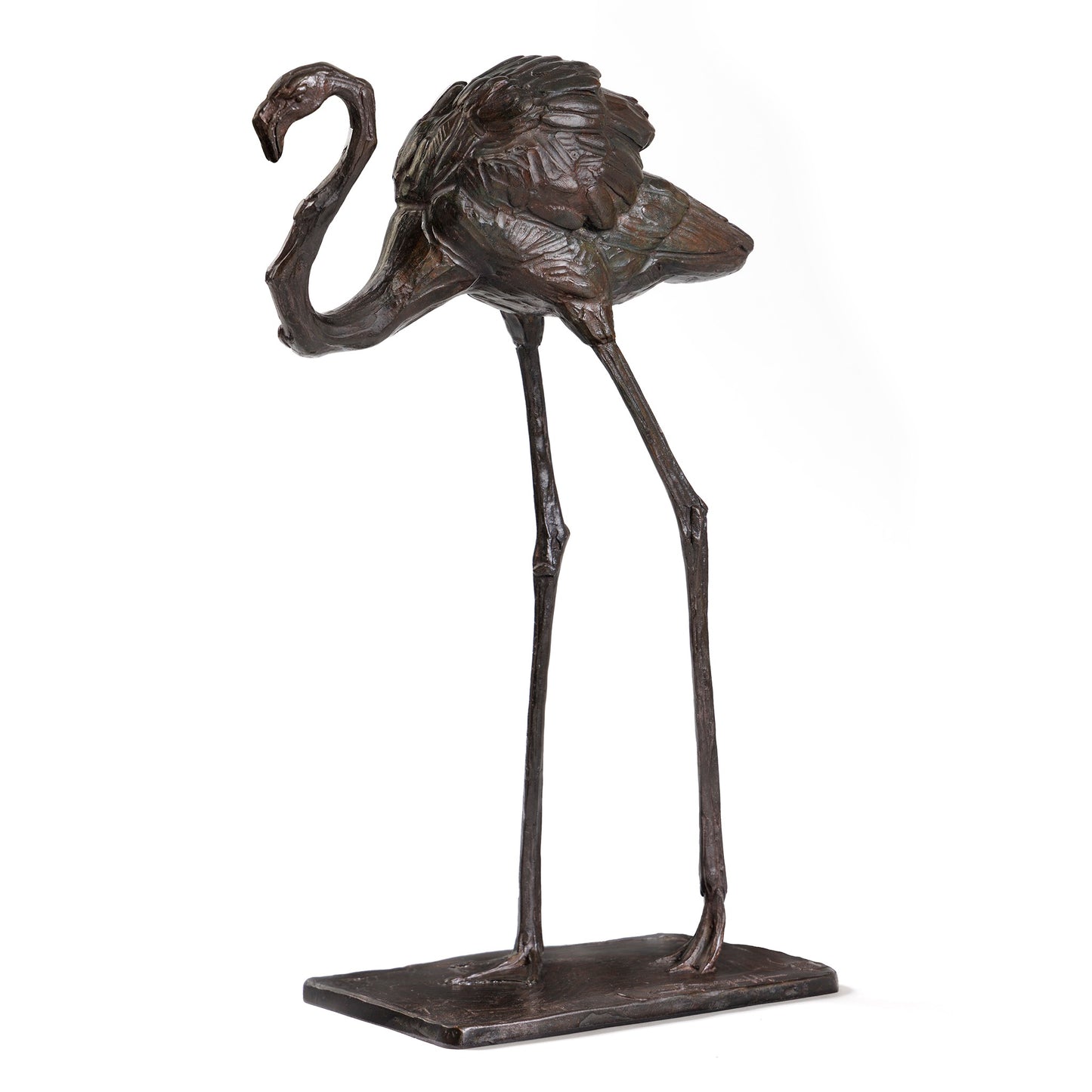 Macklowe Gallery Rembrandt Bugatti "Flamant en Marche" Bronze Sculpture