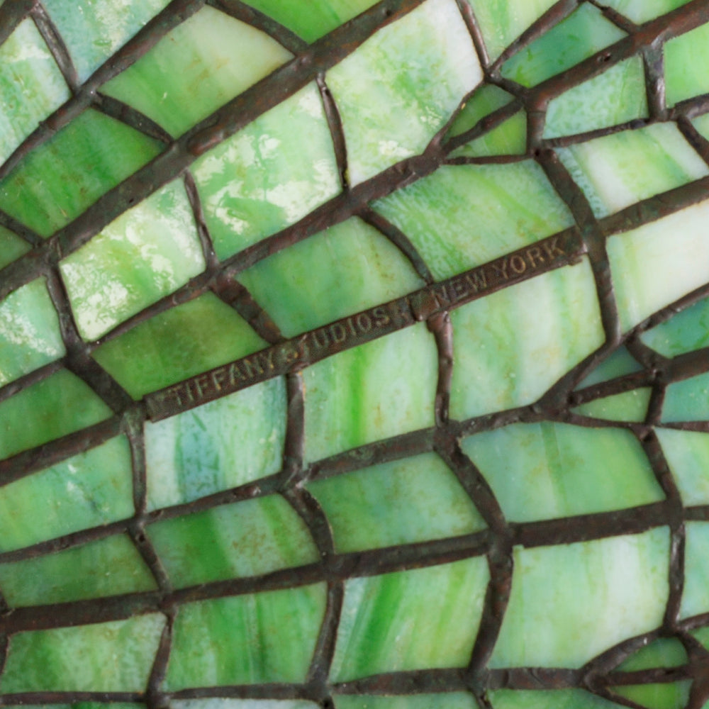
                      
                        Macklowe Gallery Tiffany Studios New York "Lotus Leaf"  Table Lamp
                      
                    