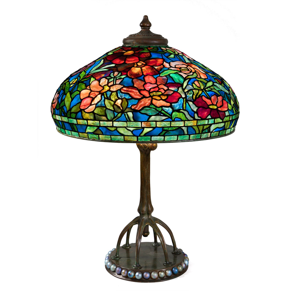 
                      
                        Macklowe Gallery Tiffany Studios New York "Peony" Table Lamp
                      
                    
