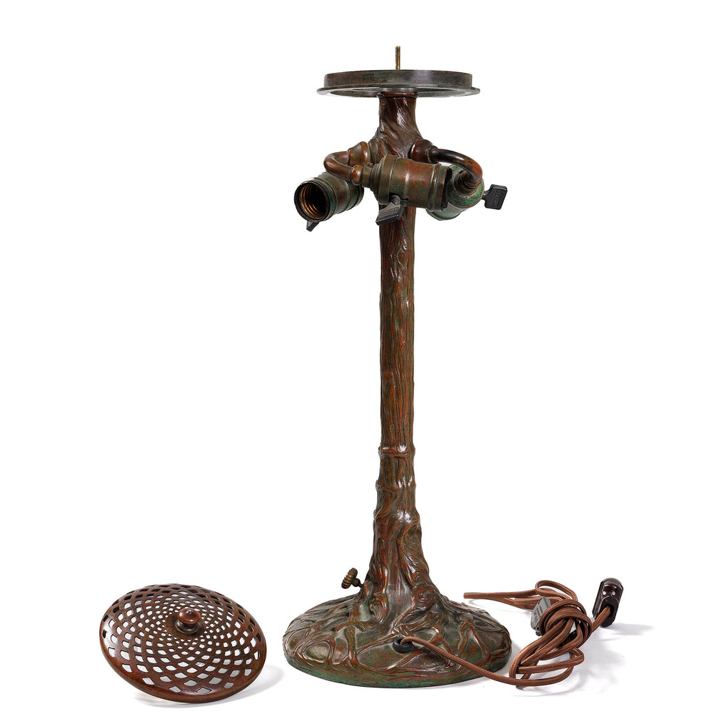 
                      
                        Macklowe Gallery Tiffany Studios New York Pony "Apple Blossom" Table Lamp
                      
                    