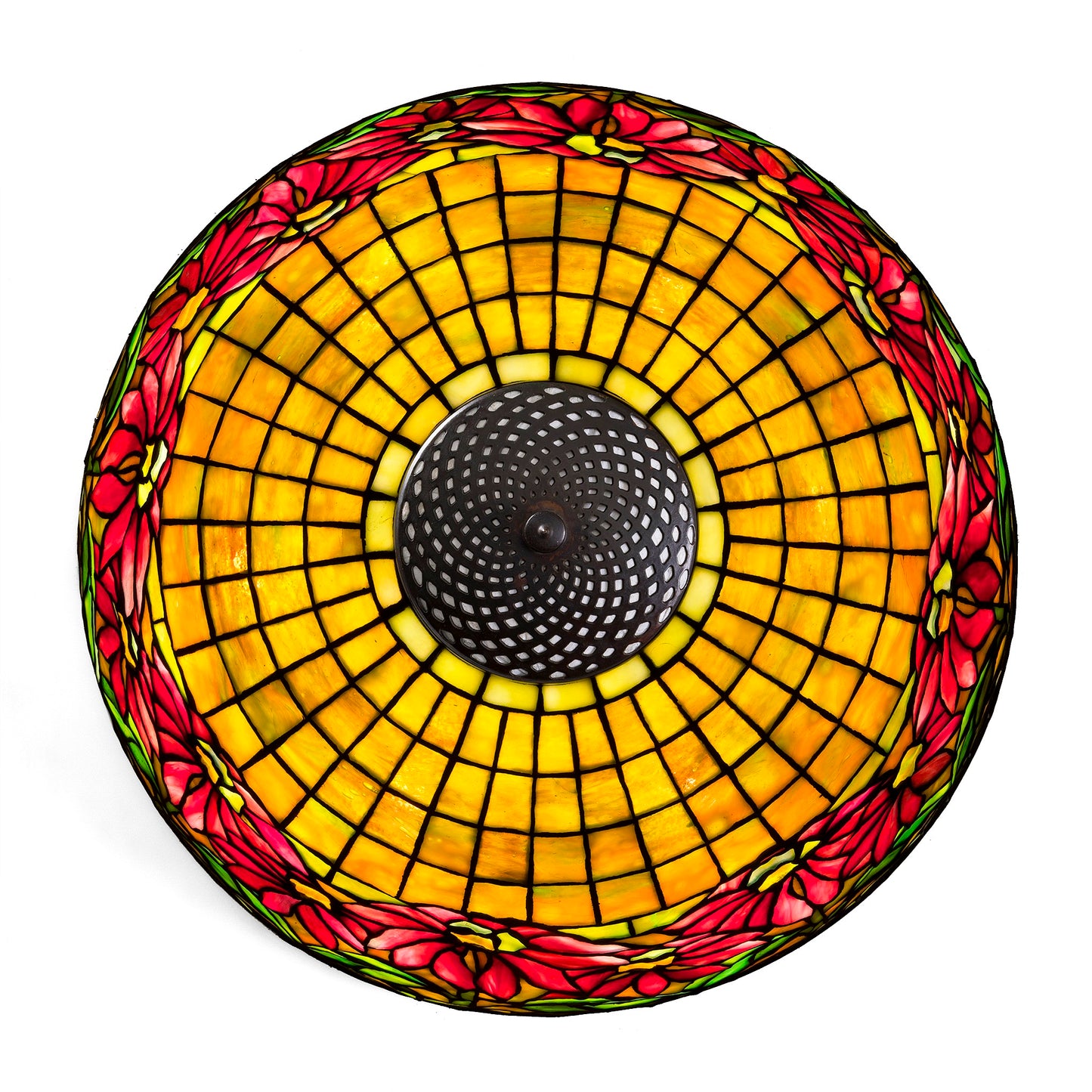 Macklowe Gallery Tiffany Studios New York "Poinsettia" Table Lamp