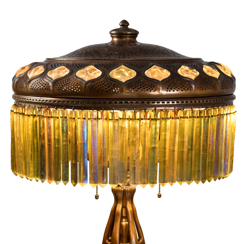 
                      
                        Macklowe Gallery Tiffany Studios New York "Jeweled Prism" Table Lamp
                      
                    