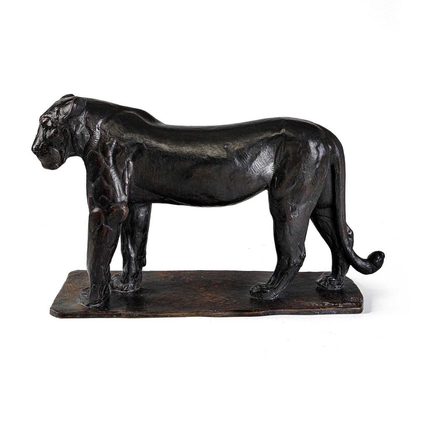 Macklowe Gallery Rembrandt Bugatti "Lionne de Nubie" Bronze Sculpture