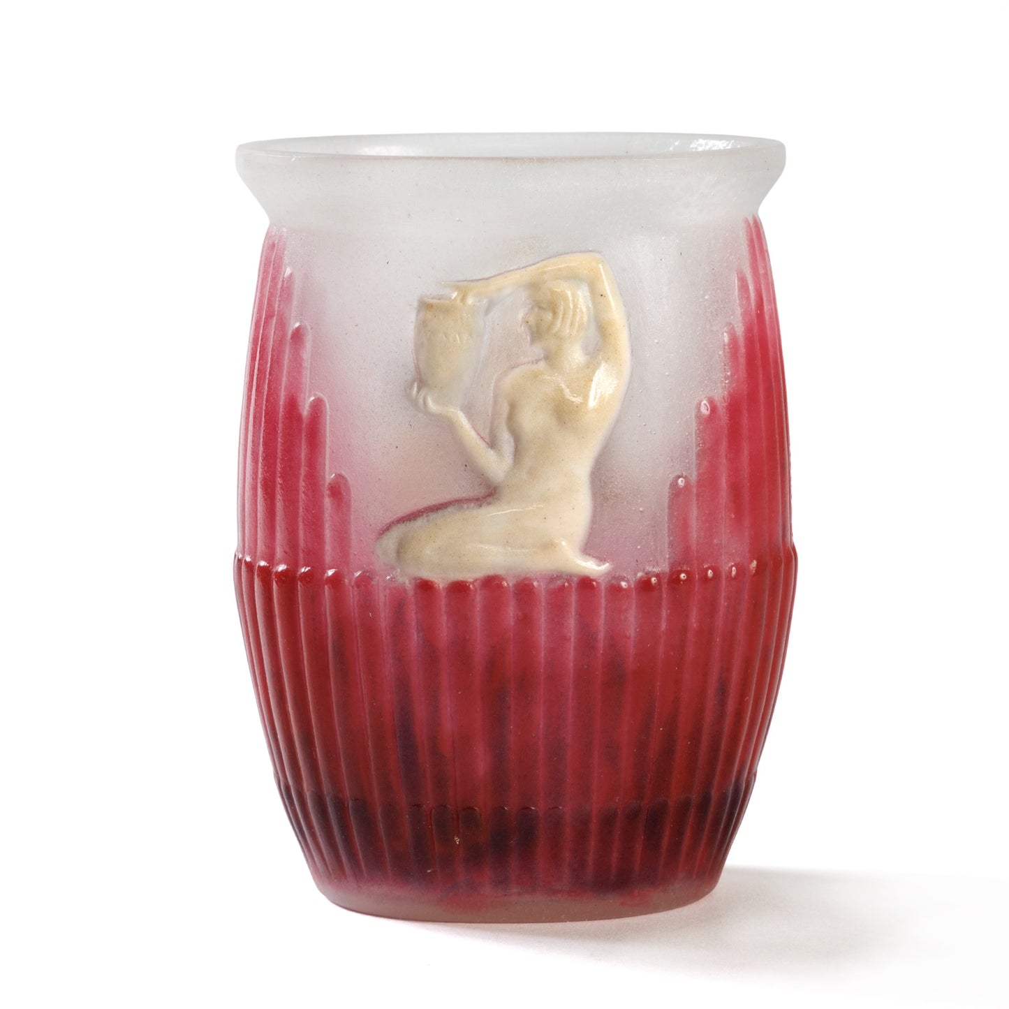 Macklowe Gallery Gabriel Argy-Rousseau "Les Parfums" Pâte de verre Glass Vase