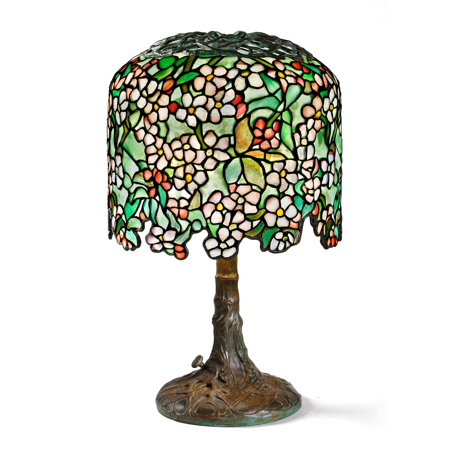 Macklowe Gallery Tiffany Studios New York Pony "Apple Blossom" Table Lamp