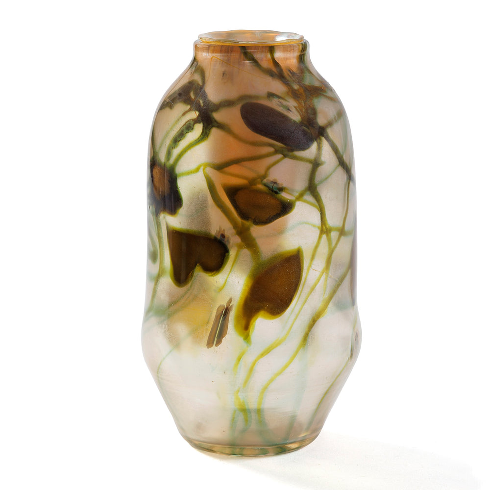 Macklowe Gallery Tiffany Studios New York "Honeyvine" Paperweight Vase with Insert