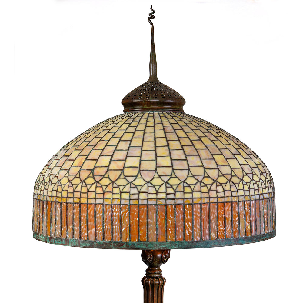 
                      
                        Macklowe Gallery Tiffany Studios New York "Curtain" Border Floor Lamp 
                      
                    