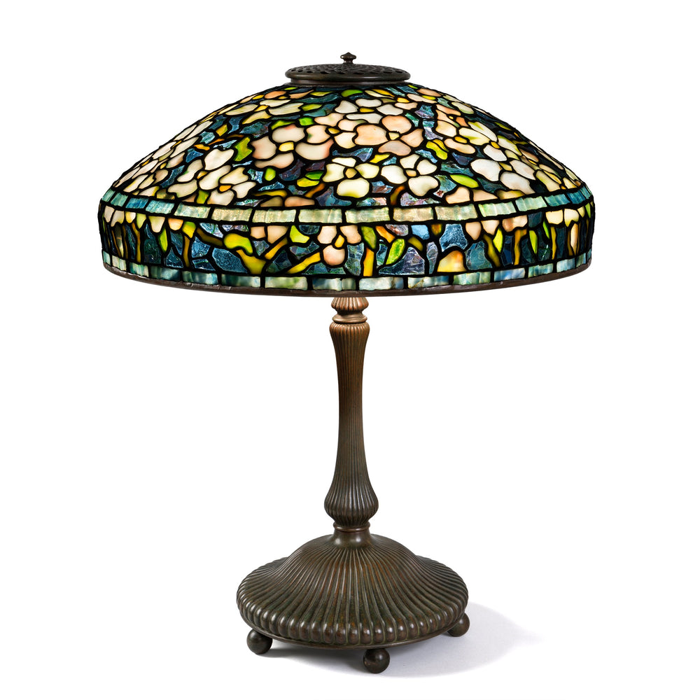 Macklowe Gallery Tiffany Studios New York "Dogwood" Table Lamp 