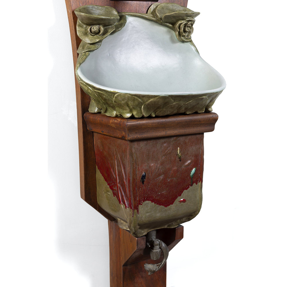 
                      
                        Macklowe Gallery François-Rupert Carabin  Ceramic Fountain Basin
                      
                    