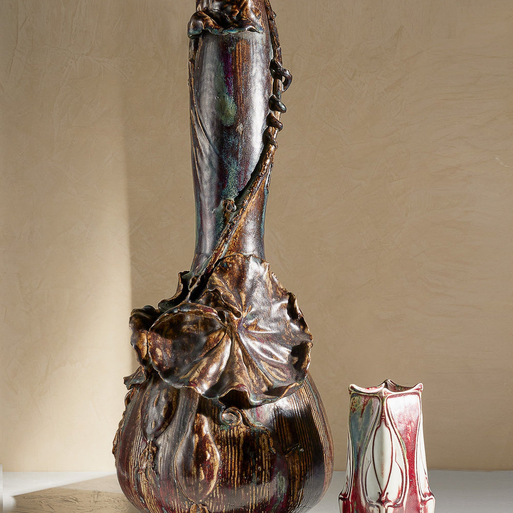 Macklowe Gallery Pierre-Adrien Dalpayrat Glazed Ceramic Vase