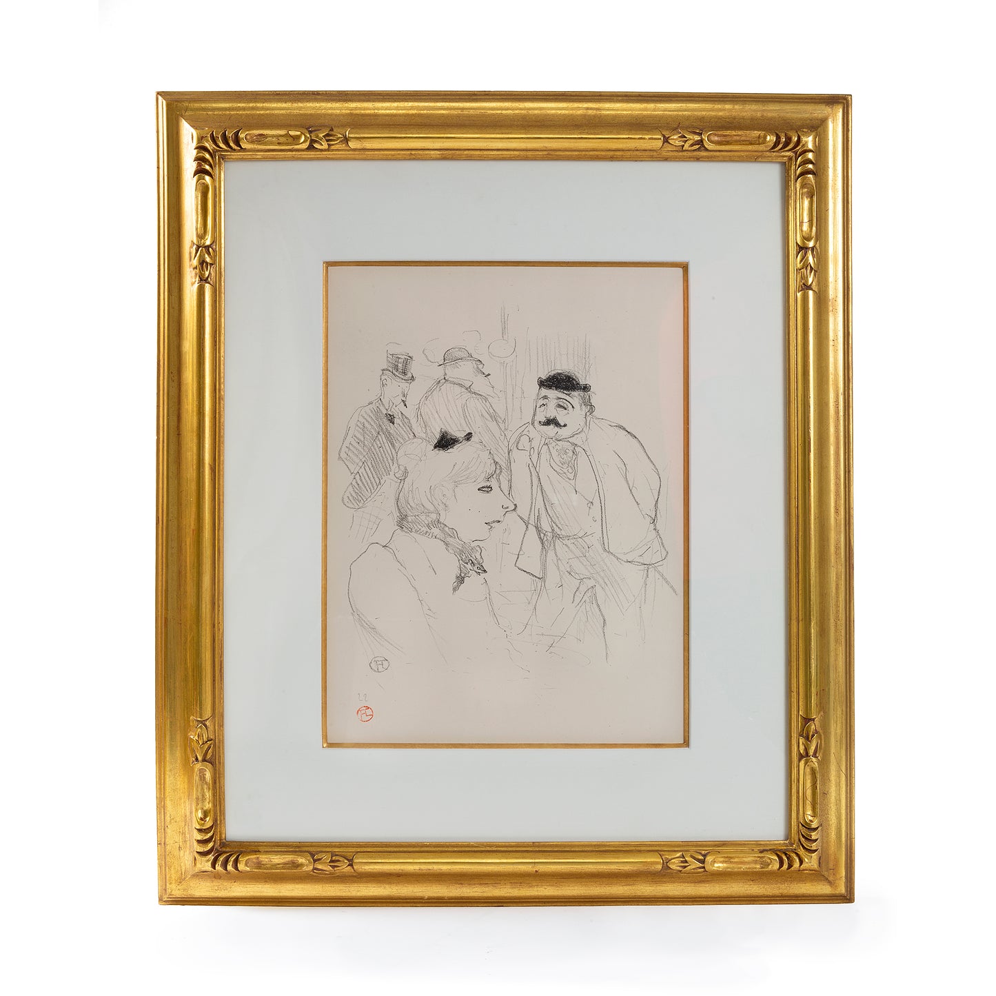 Macklowe Gallery Henri de Toulouse-Lautrec "La Tige, Moulin Rouge" Lithograph