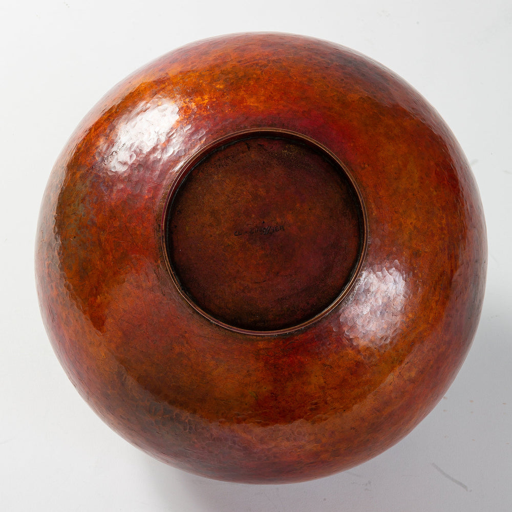 
                      
                        Macklowe Gallery Claudius Linossier "Chevron" Dinanderie Vase
                      
                    