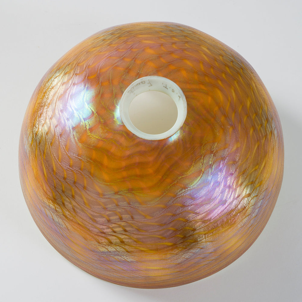 
                      
                        Macklowe Gallery Tiffany Studios New York "Damascene Harp" Desk Lamp
                      
                    