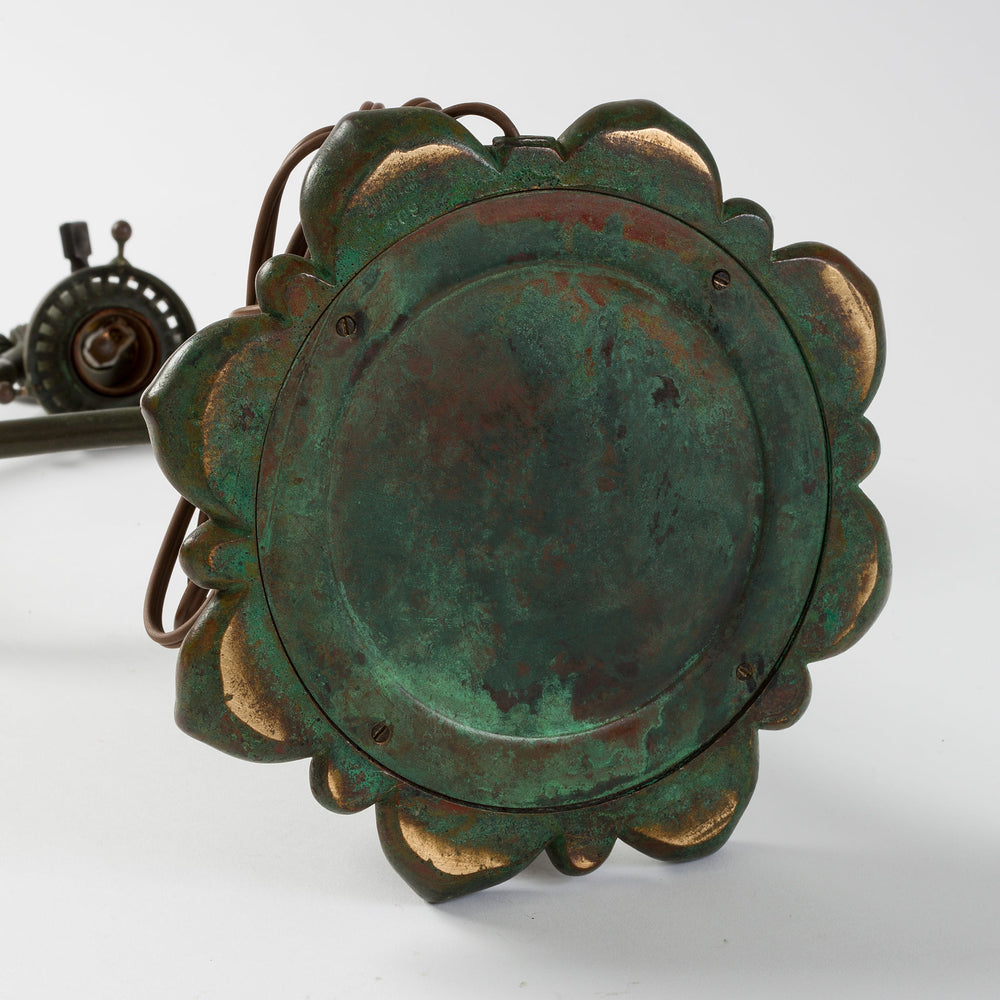 
                      
                        Macklowe Gallery Tiffany Studios New York "Damascene Harp" Desk Lamp
                      
                    