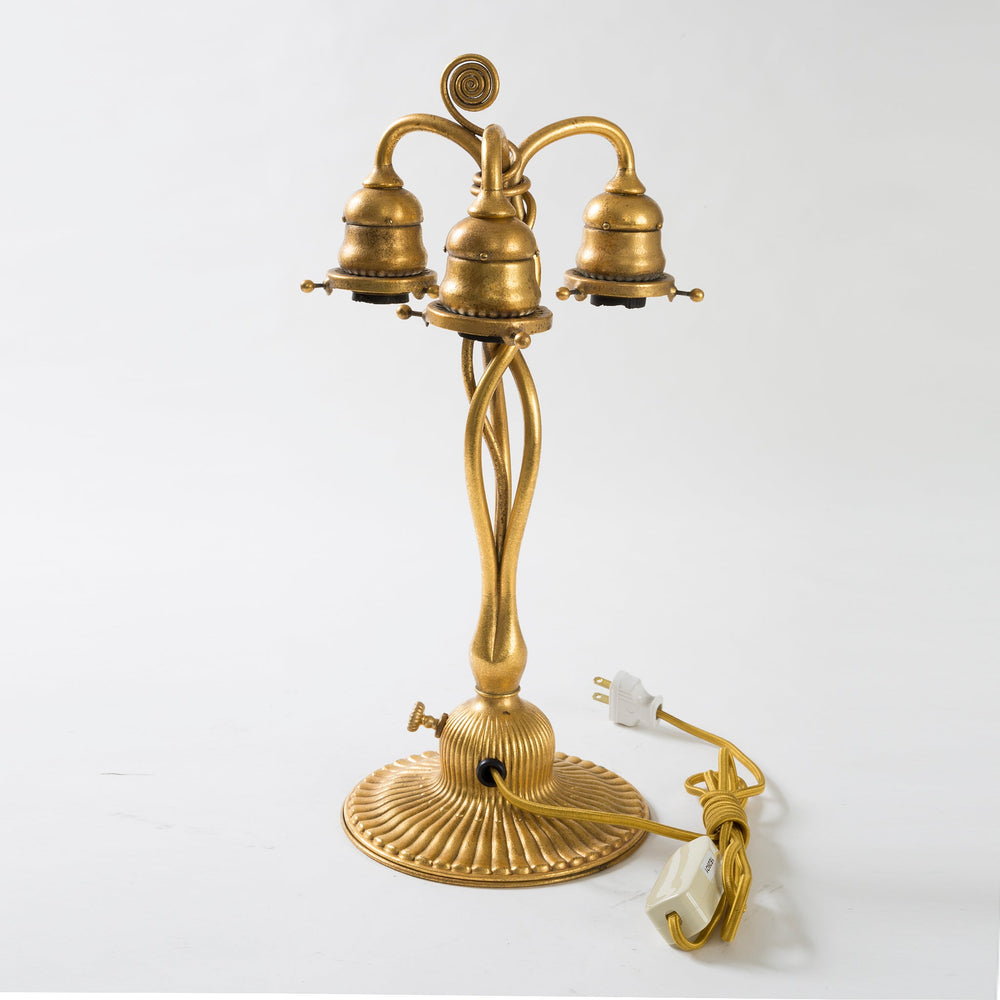 
                      
                        Macklowe Gallery Tiffany Studios New York "Newell Post" Favrile Glass Desk Lamp
                      
                    