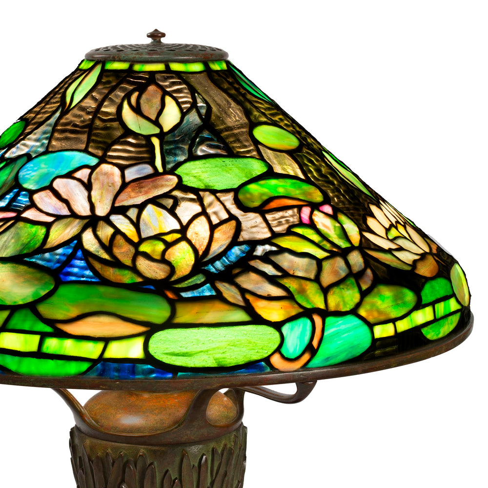 
                      
                        Macklowe Gallery Tiffany Studios New York “Flowering Water Lily” Table Lamp
                      
                    