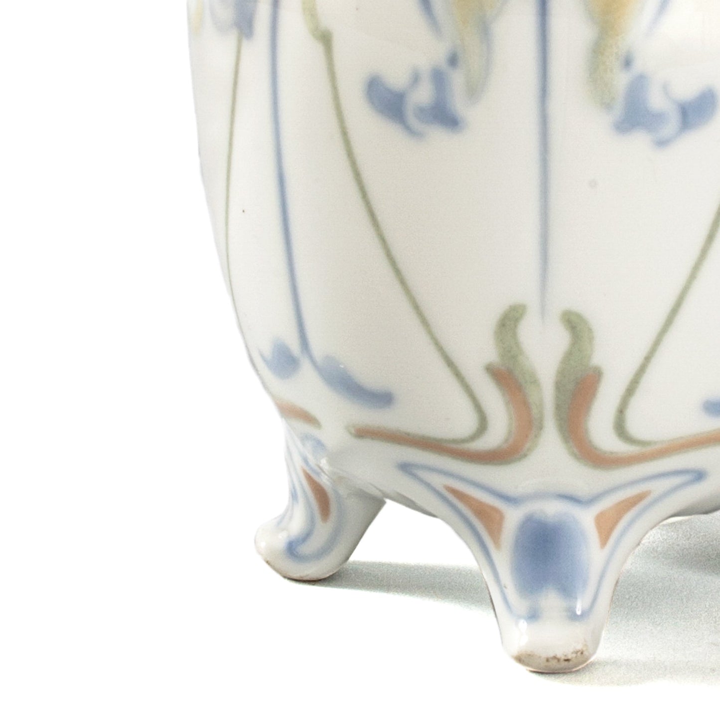 Macklowe Gallery Georges de Feure Floral Covered Porcelain Jar