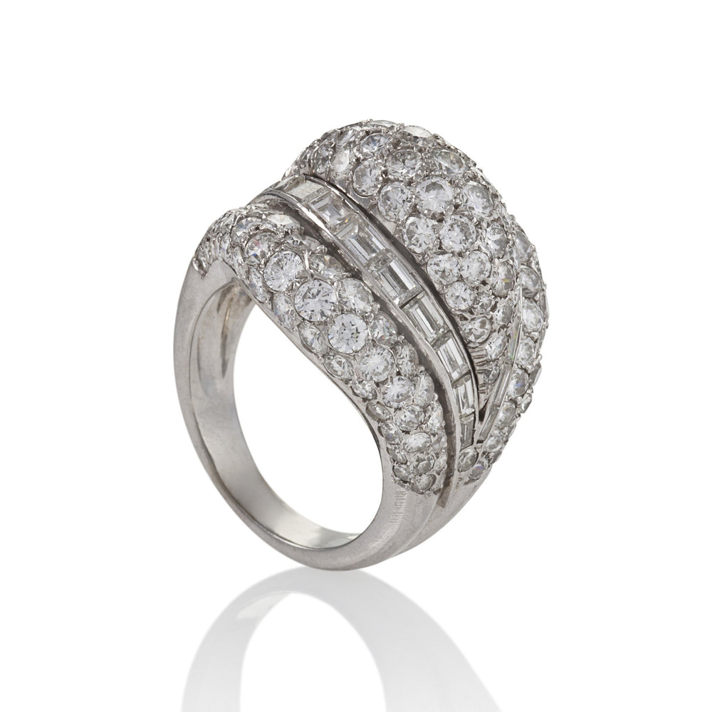 
                      
                        Macklowe Gallery Van Cleef & Arpels Diamond Bombé Ring
                      
                    